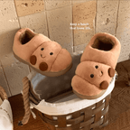 The Smiley Croissant Slippers