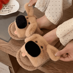 The Smiley Puppy Slippers