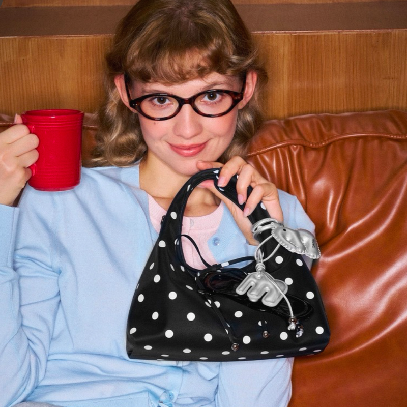 The Polka Dot Triangle Bag