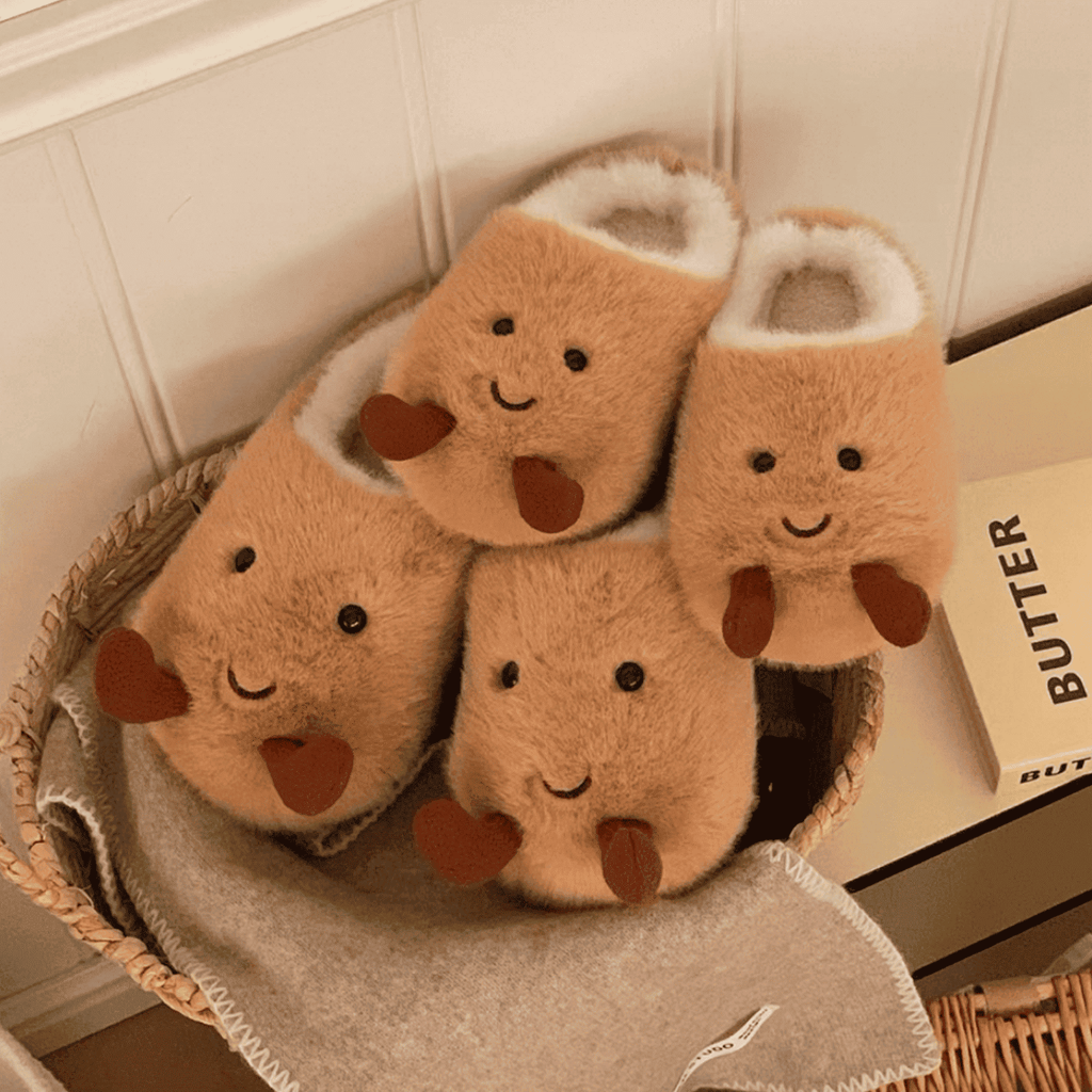 The Smiley Potato Slippers