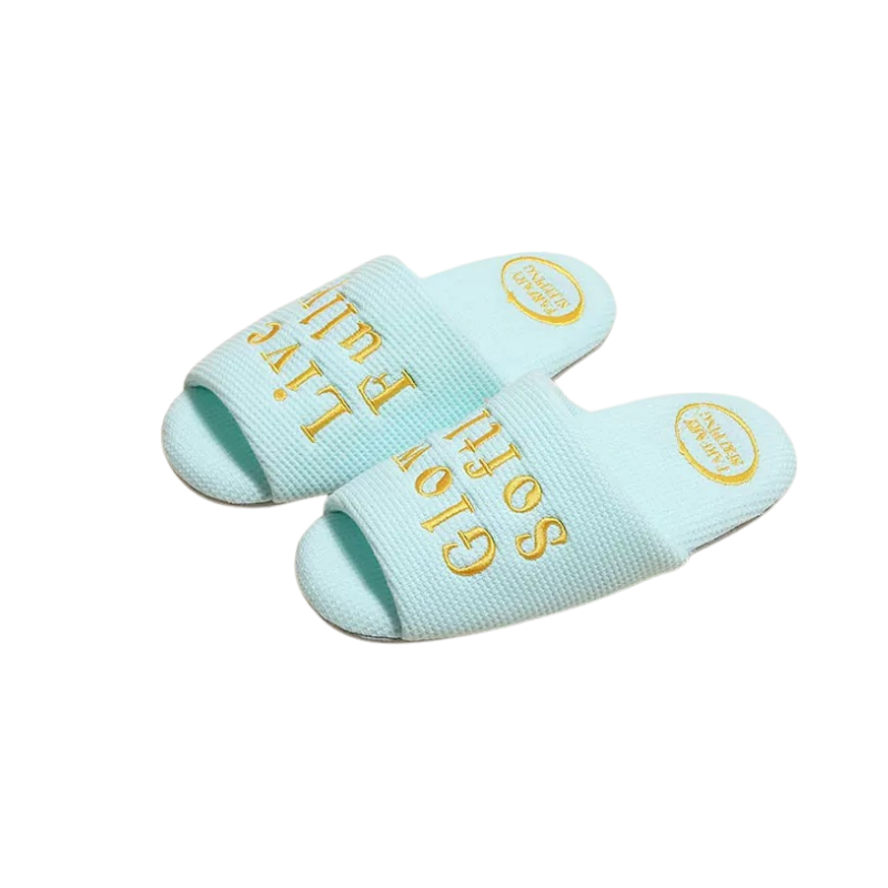 The Macaron Cotton Slippers