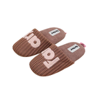 The Color-Block Knit Slippers