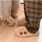 The Smiley Croissant Slippers
