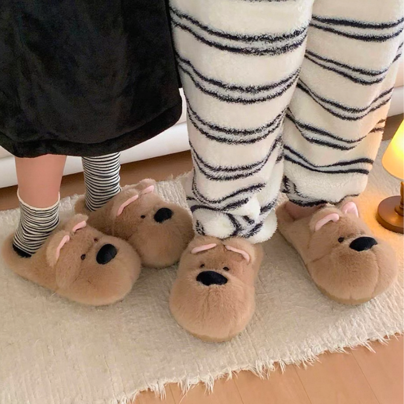 The Westie Fluffy Slippers