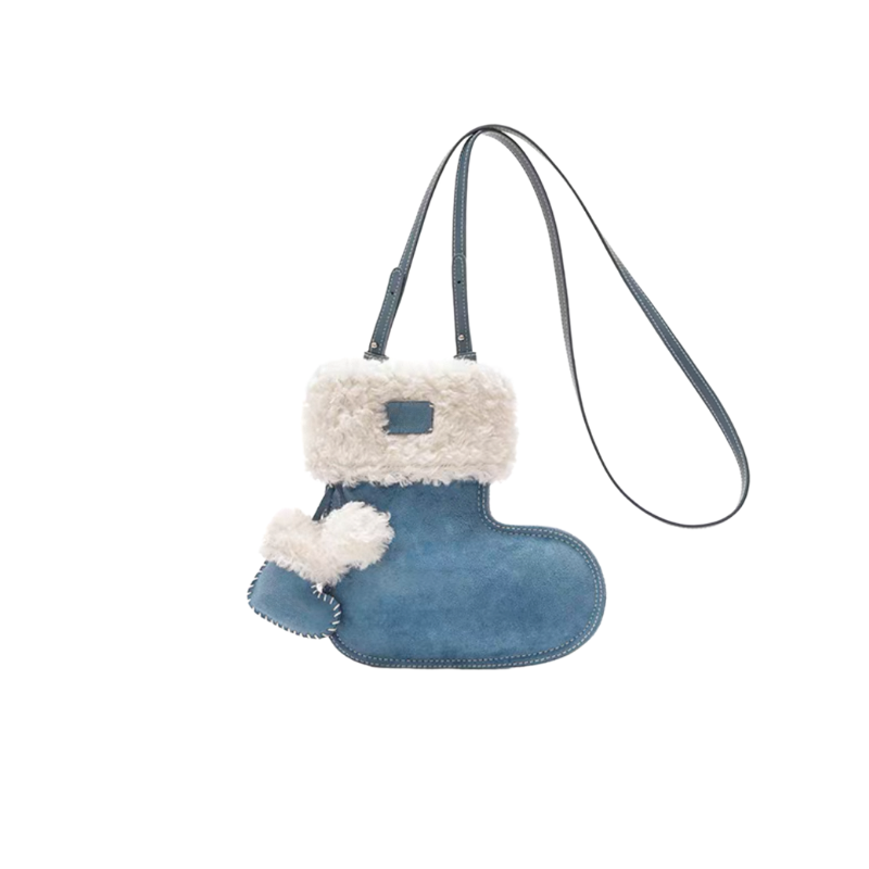 The Lamb Wool Stocking Crossbody Bag