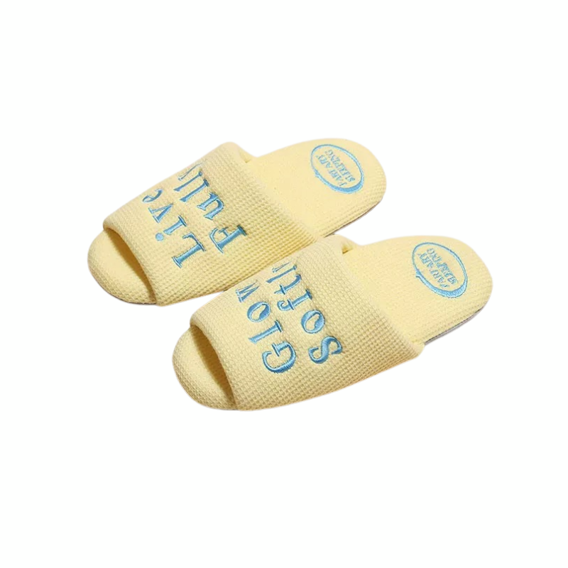 The Macaron Cotton Slippers