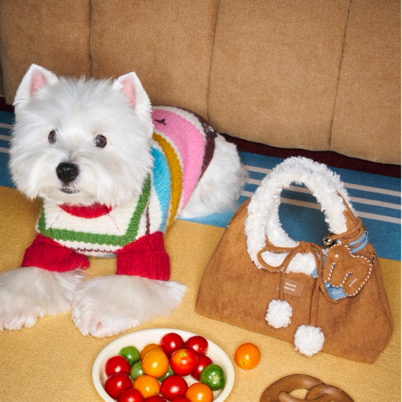 The Lamb Wool Triangle Bag