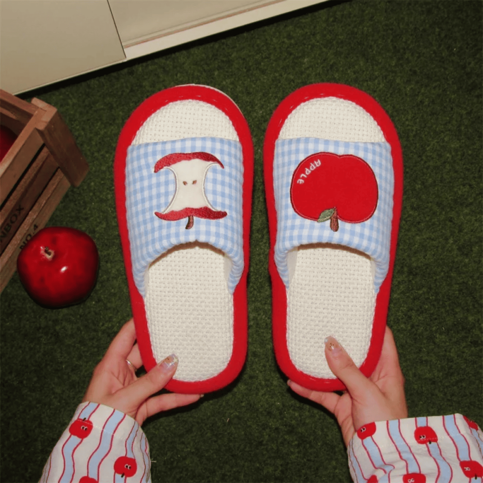 The Apple Bite Slippers