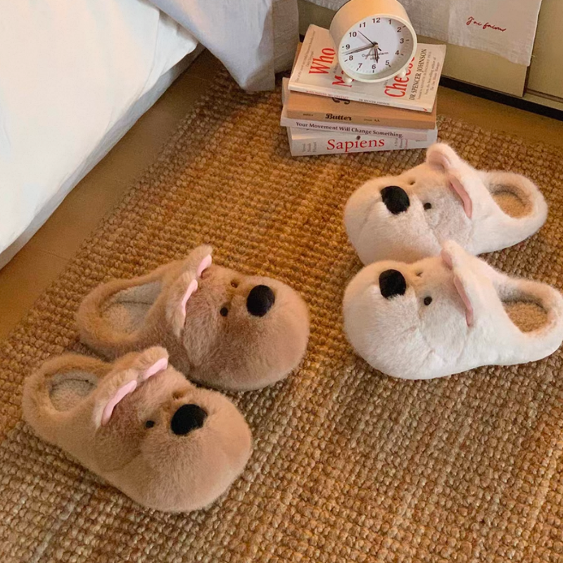 The Westie Fluffy Slippers