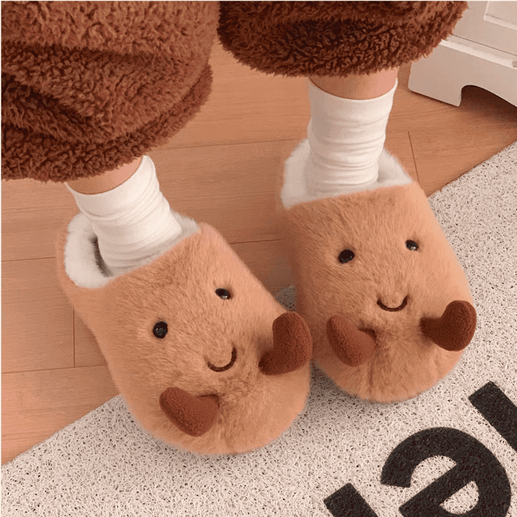 The Smiley Potato Slippers