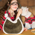 The Lamb Wool Hobo Bag