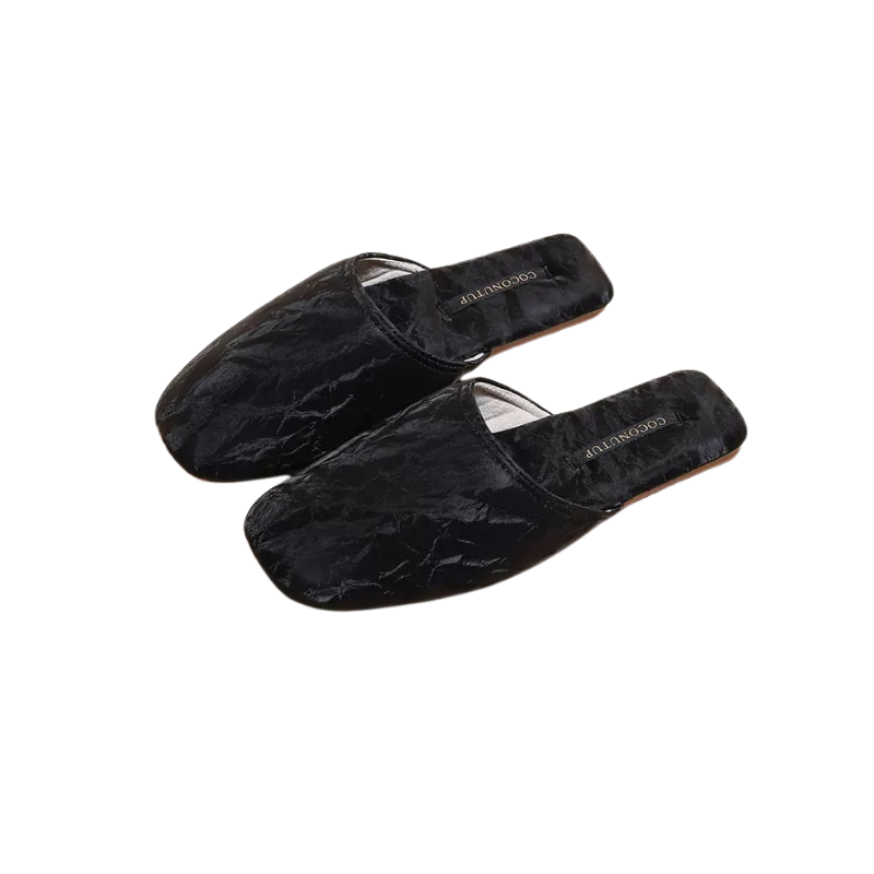 The Macaron Silk Slippers