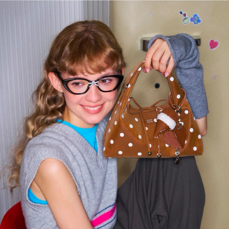 The Polka Dot Triangle Bag