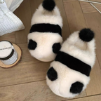 The Panda Fluffy Slippers