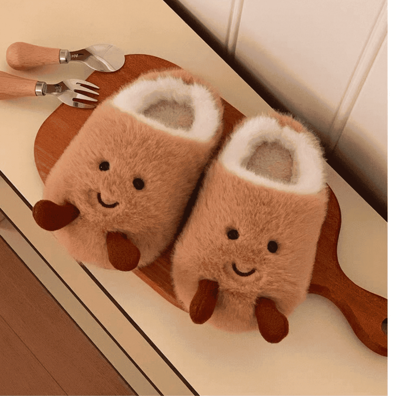 The Smiley Potato Slippers