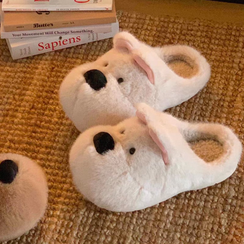 The Westie Fluffy Slippers