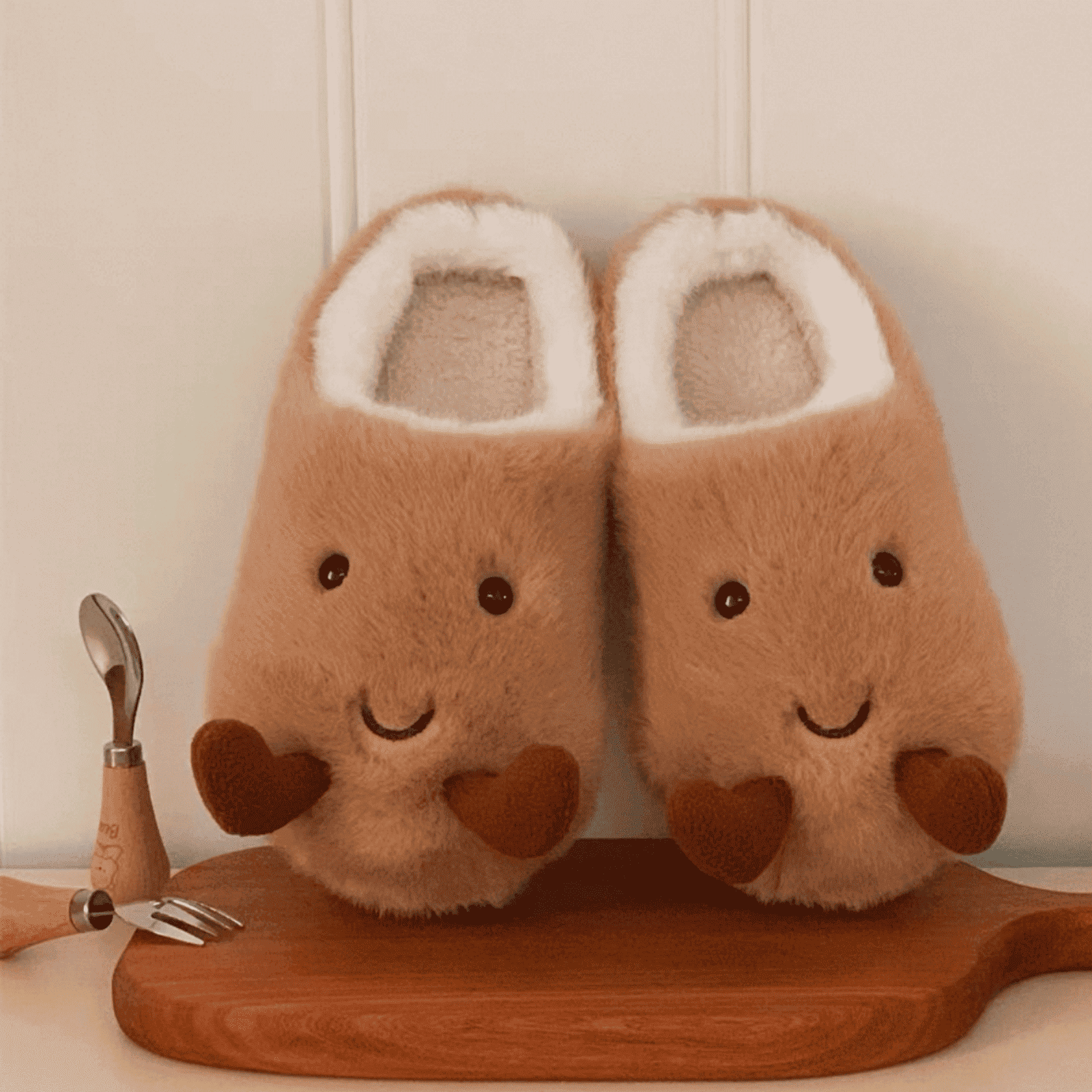 The Smiley Potato Slippers