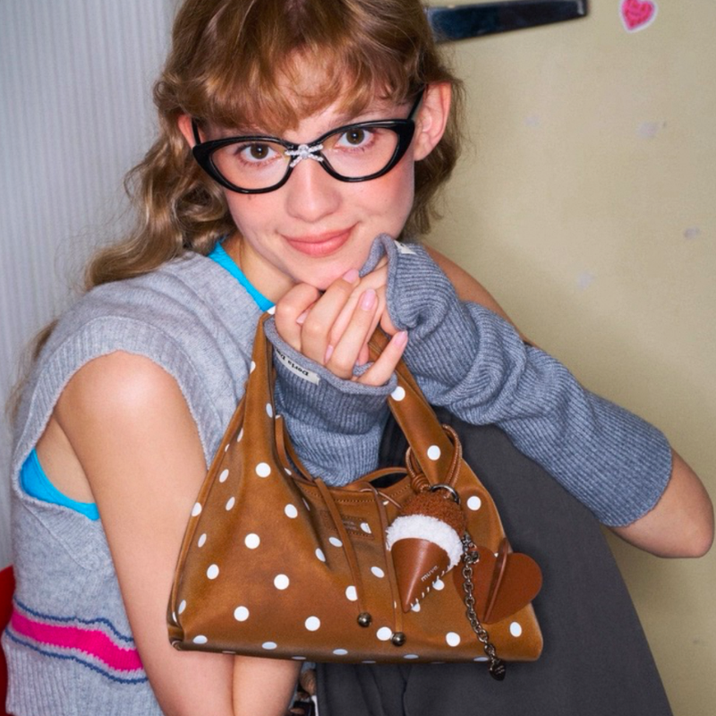 The Polka Dot Triangle Bag