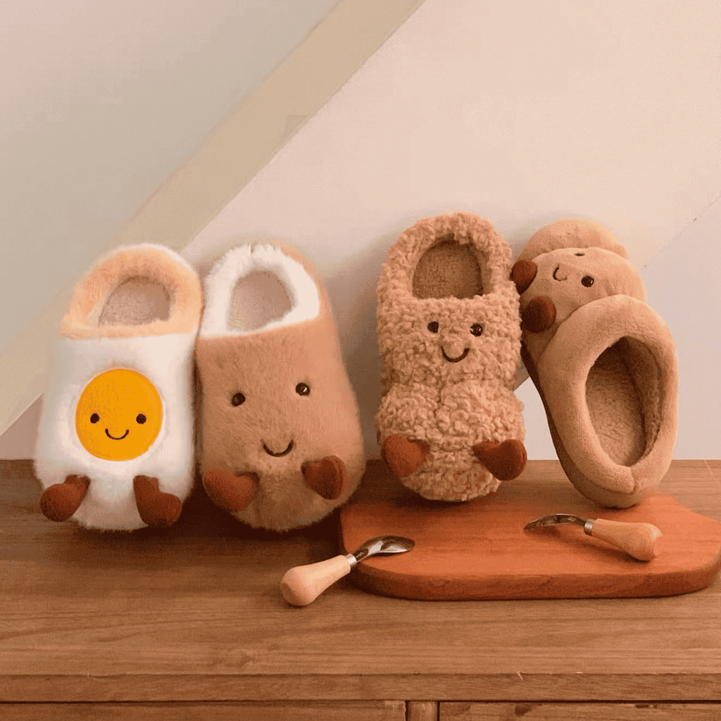 The Smiley Potato Slippers