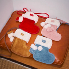 The Lamb Wool Stocking Crossbody Bag
