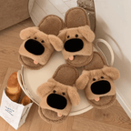 The Smiley Puppy Slippers
