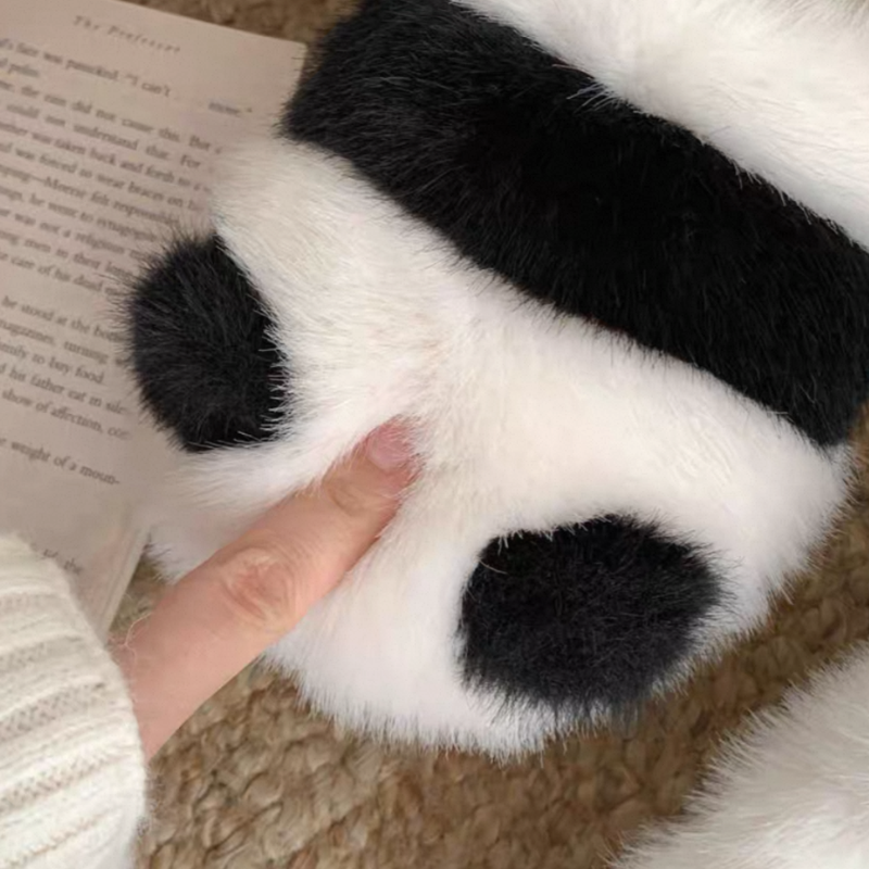 The Panda Fluffy Slippers