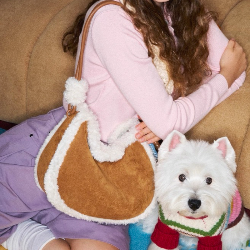 The Lamb Wool Hobo Bag