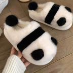 The Panda Fluffy Slippers