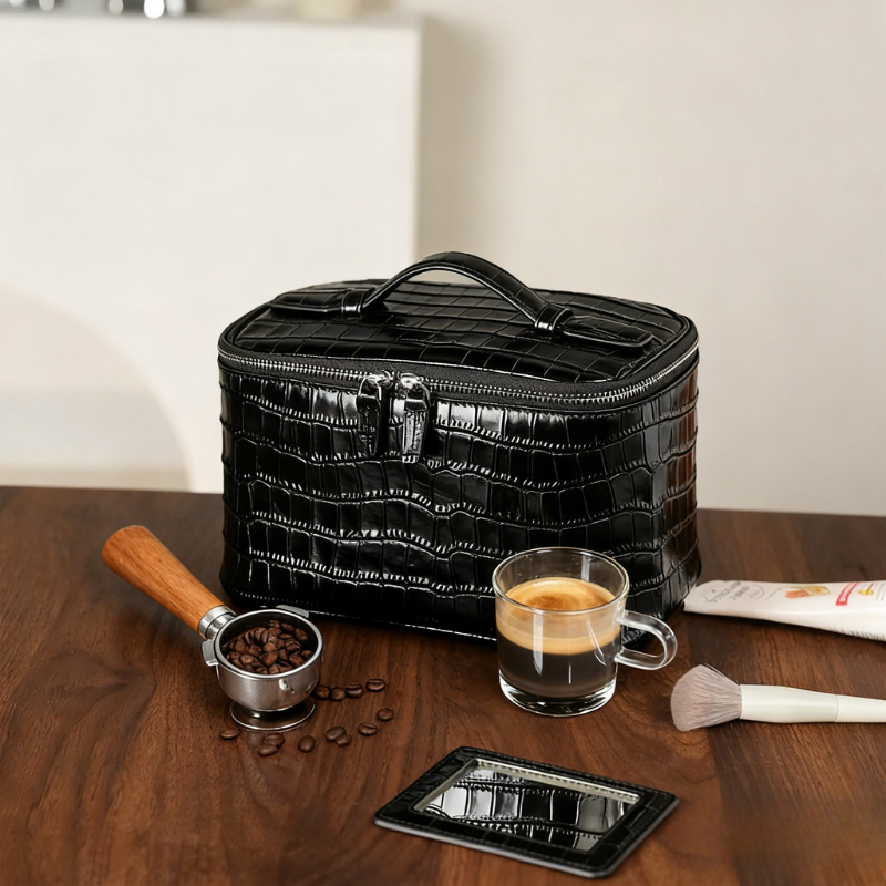 Handmade Leather Makeup Case