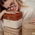 Duo Vanity Case – Canvas Brown
