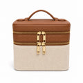 Duo Vanity Case – Canvas Brown