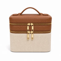Duo Vanity Case – Canvas Brown
