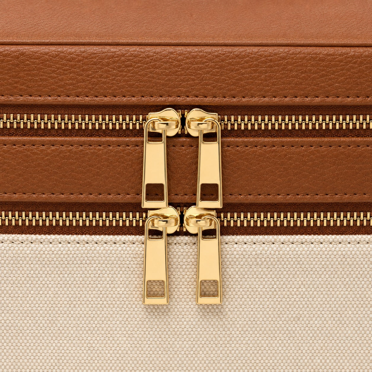 Duo Vanity Case – Canvas Brown
