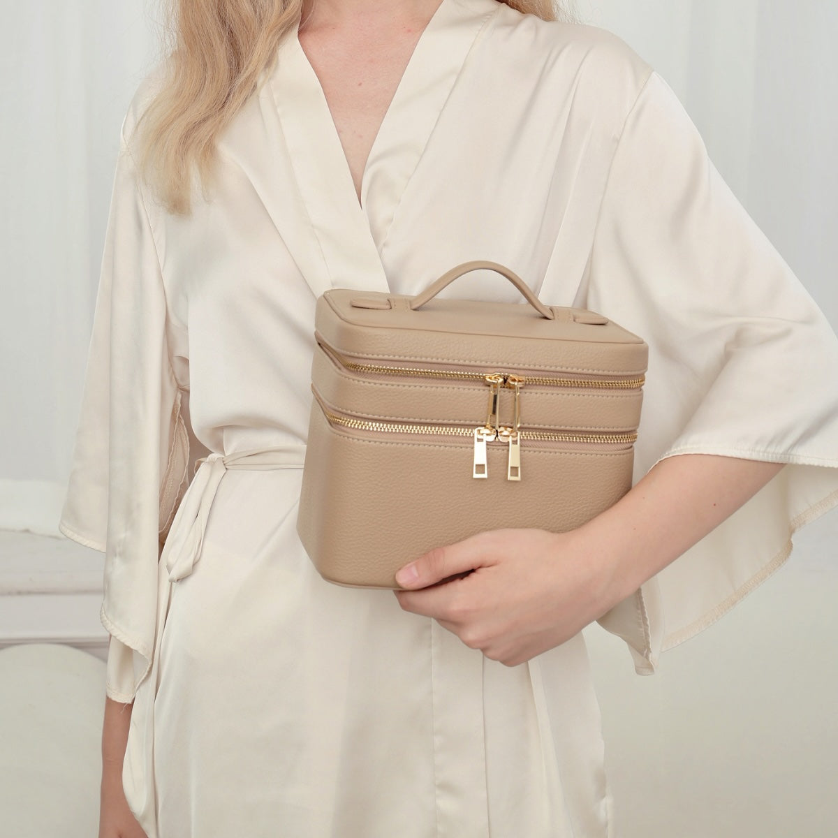 Duo Vanity Case - Latte Beige