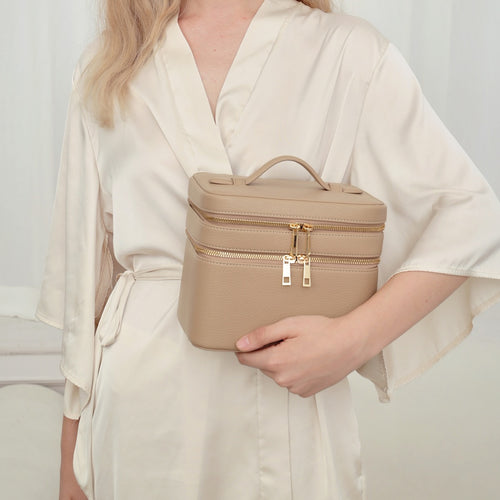 Duo Vanity Case - Latte Beige