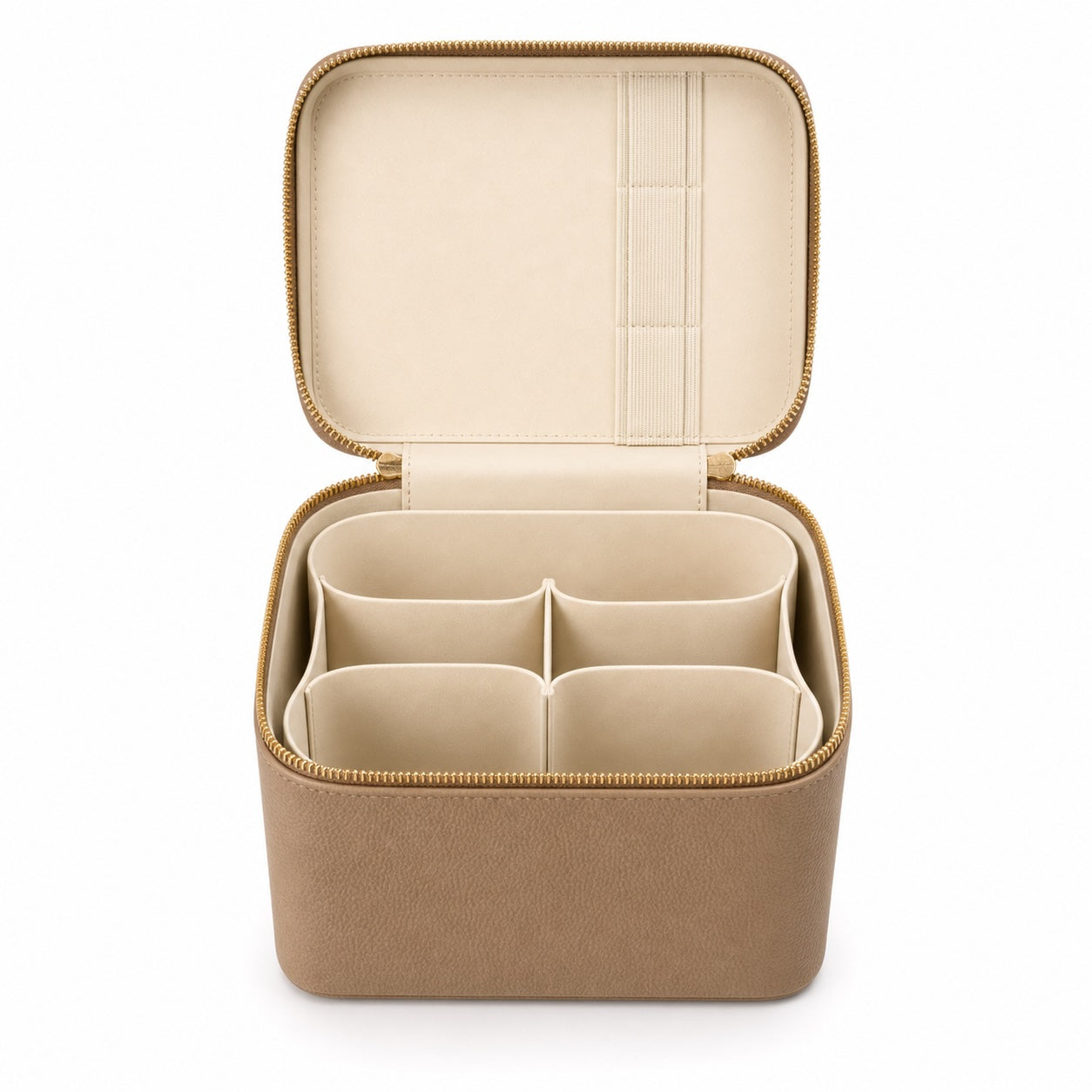 Duo Vanity Case - Latte Beige