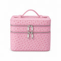 Duo Vanity Case – Ostrich Pink