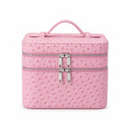 Duo Vanity Case – Ostrich Pink