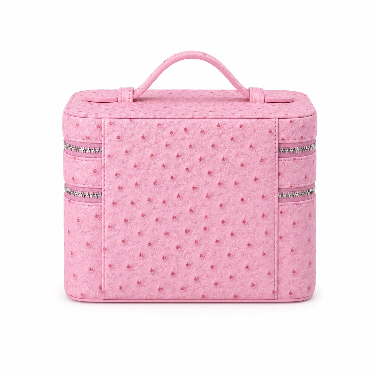 Duo Vanity Case – Ostrich Pink