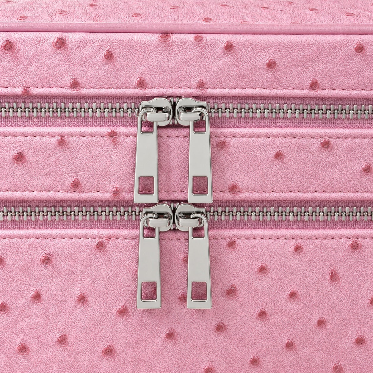 Duo Vanity Case – Ostrich Pink